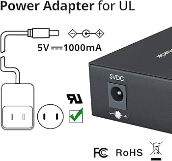 Amazon | ギガビット 光メディアコンバーター, 1.25G/2.5Gbps 2ポート